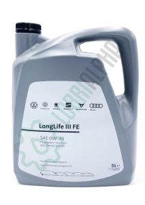 VolksWagen LongLife III FE 0W-30 5L